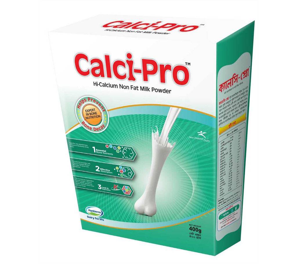 Calci-Pro High Calcium Low Fat Milk Powder - 400 gm বাংলাদেশ - 1133977