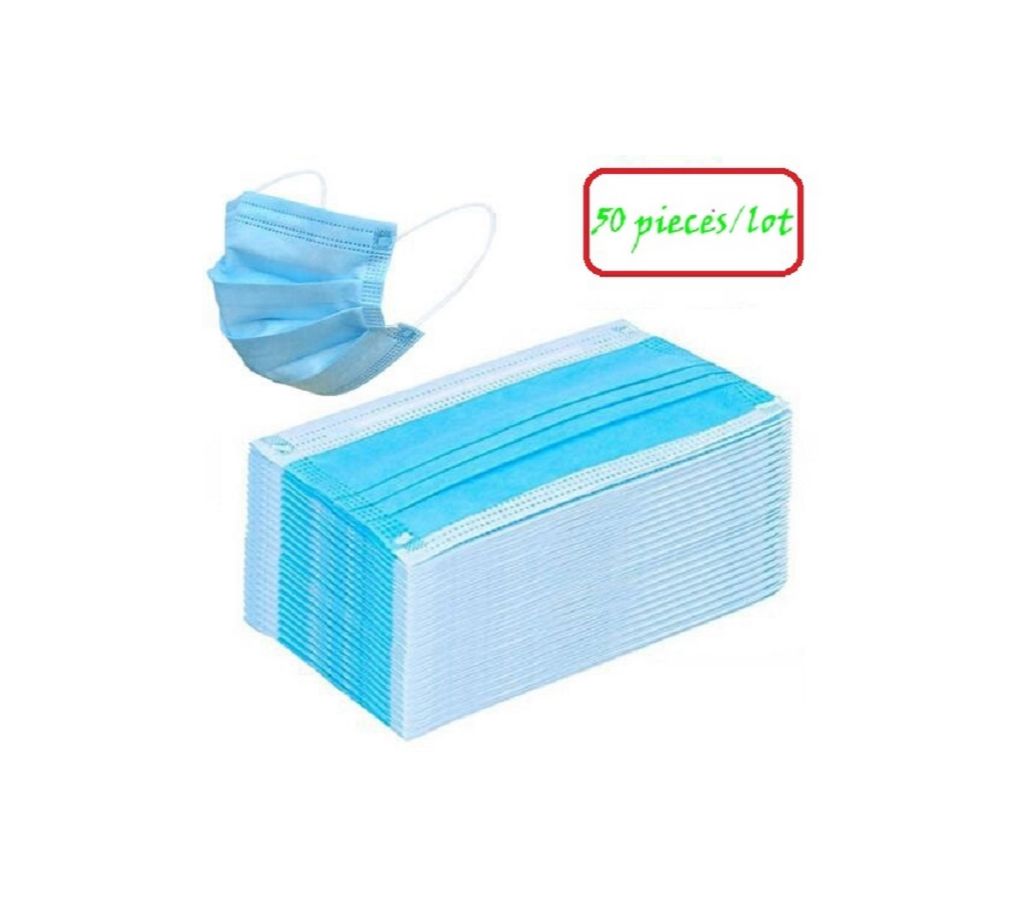 3-Layer Surgical Mask (50 Pieces Combo) বাংলাদেশ - 1134046
