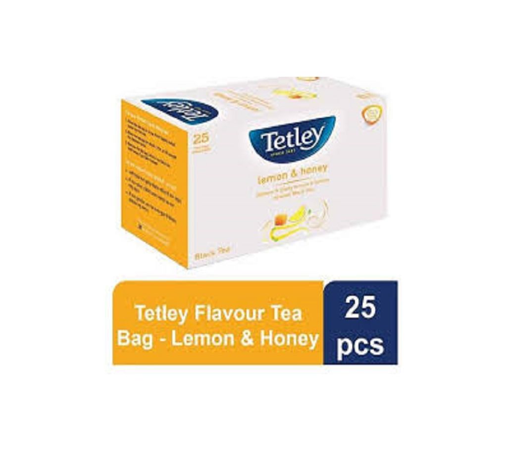 Tetley Flavour Tea Bag - Lemon & Honey - 25 pcs/ 50 gm বাংলাদেশ - 1134131