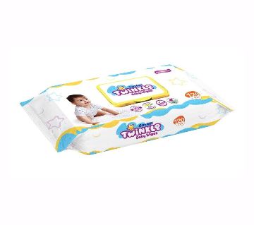 Twinkle Baby Wipes Pouch - 120 pcs