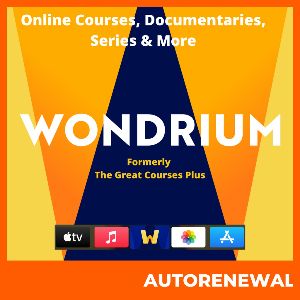 Wondrium Premium 1 Year Original Subscription