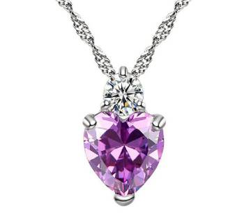 purple color pendant necklaces