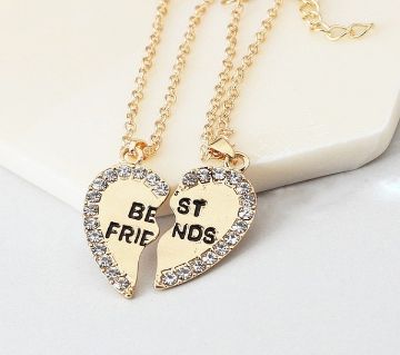 Halves love best friends necklaces