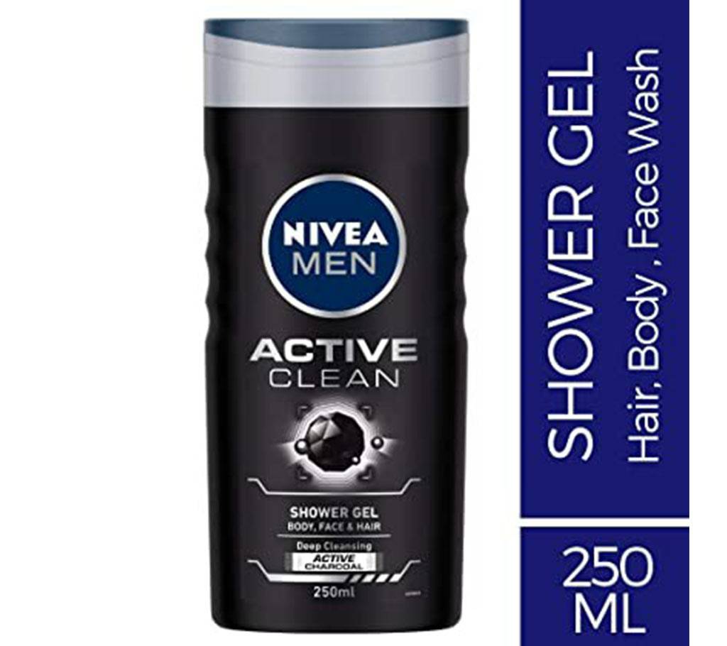 Nivea Active Clean শাওয়ার জেল 250ml-(5% VAT Included on Price)-3011696 বাংলাদেশ - 1146267