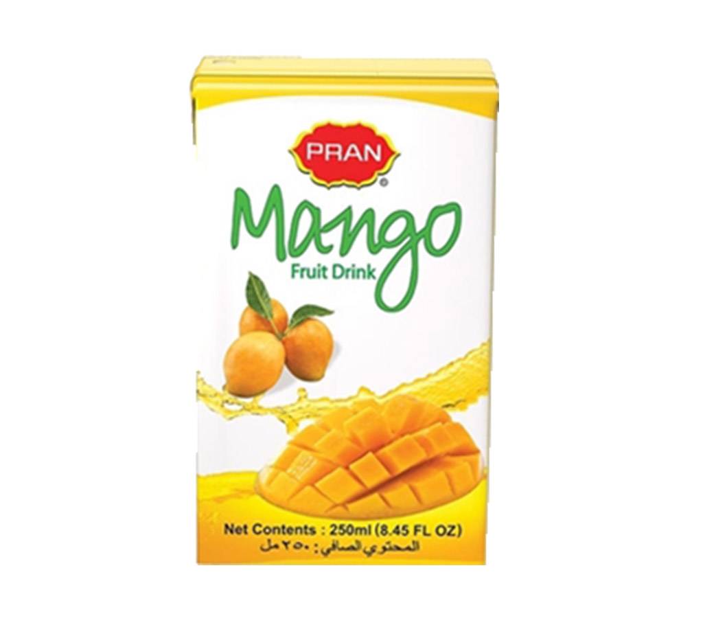 Pran Mango Fruit Drink Tetra Pack - 250 ml বাংলাদেশ - 1136207
