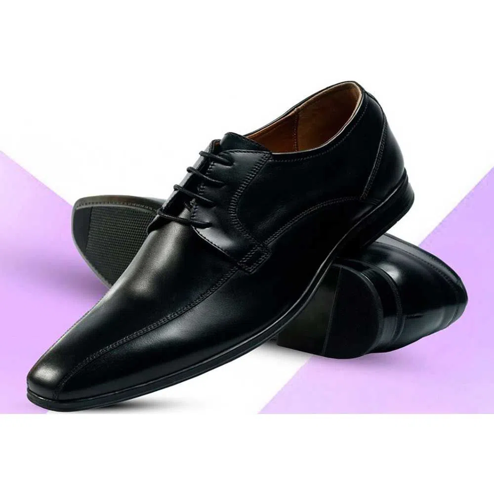Genuine Leather shoe for men - Black