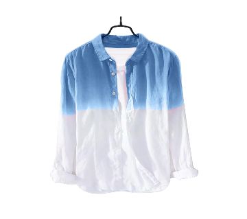 waazir-lifestyle-pure-cotton-deep-duying-shirt-for-men-blue-whie