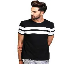 New Stylish Black & White T-Shirt for Men