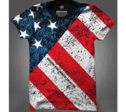 American Half Sleeve T-shirt for Men