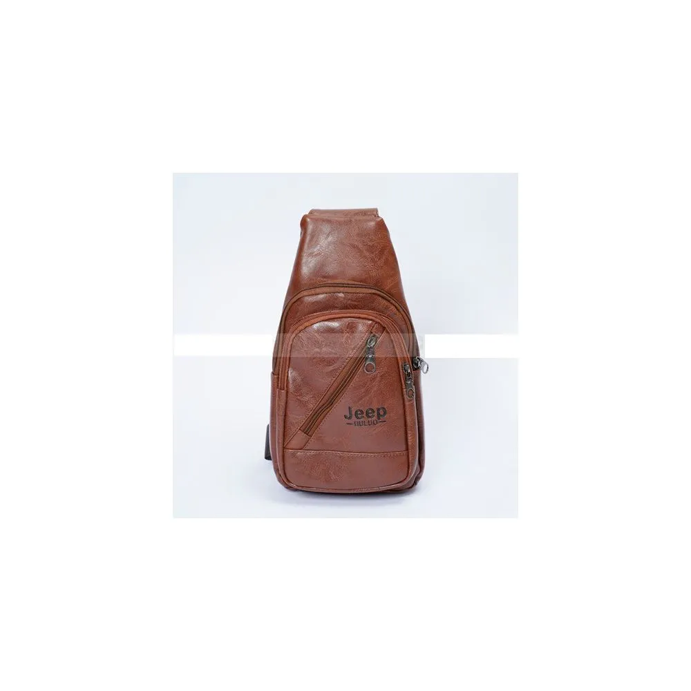 Croossbody jeep massenger bag with shoulder belt and pu leather bag