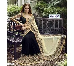 Indian Soft Weightless Georgette Saree with Blouse Piece 
