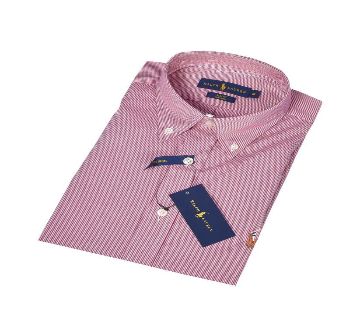 Mens Full Sleeve Shirt-pink