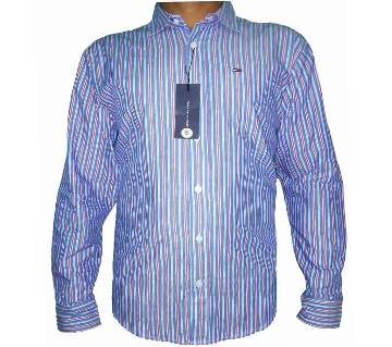 Stripe Mens long sleeve official formal shirt (BMS60)