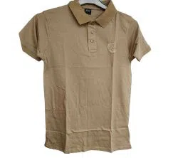 soft cotton half sleeve Export Polo Shirt for Men-ghee color 