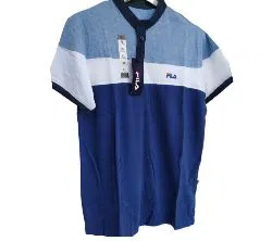 Export Quality Polo Shirt for Men,Fila, Blue