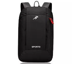 Men Women Fashion Waterproof Small Travel Sports Backpack - Black