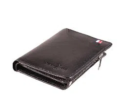 WILLIAMPOLO Mens Cowhide Leather Wallet 