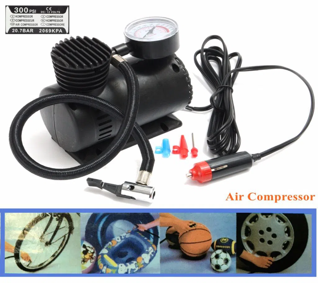 12Volt Mini Portable Air Compressor 12 Volt Emergency Car and Electric Pump