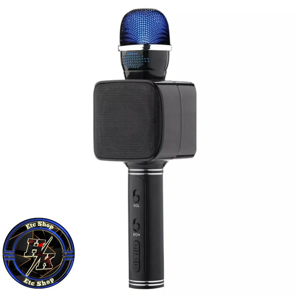 Karaoke Microphone. SU-YOSD Ys-68 Karaoke Microphone with Night Light in Hand,(Black)