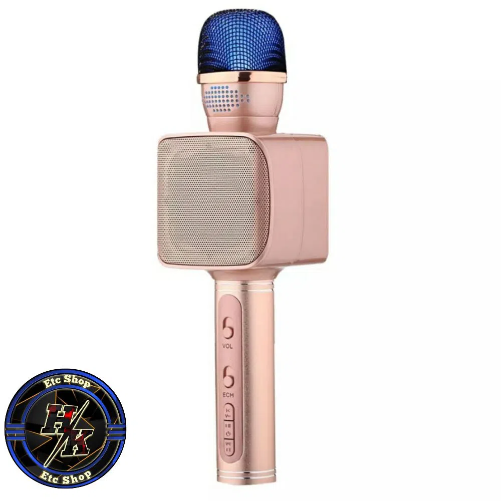Ys-68 Karaoke Microphone with Night Light in Hand,SU-YOSD Rose