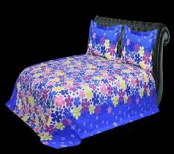 King size bedsheet and cover -blue 