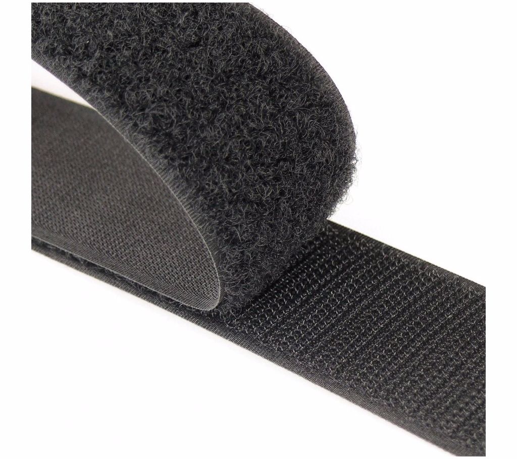 1M (Black) ভেলক্রো টেপ সেলফ এডহেসিভ 3cm Wide, Sticky Back Velcro Strips, Double Sided Sticky Tape বাংলাদেশ - 1146469