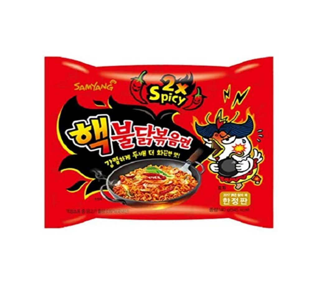 Samyang Ramen হট চিএকন ফ্লেভার রামেন (Spicy 2x)-140gm-Korea বাংলাদেশ - 1151514