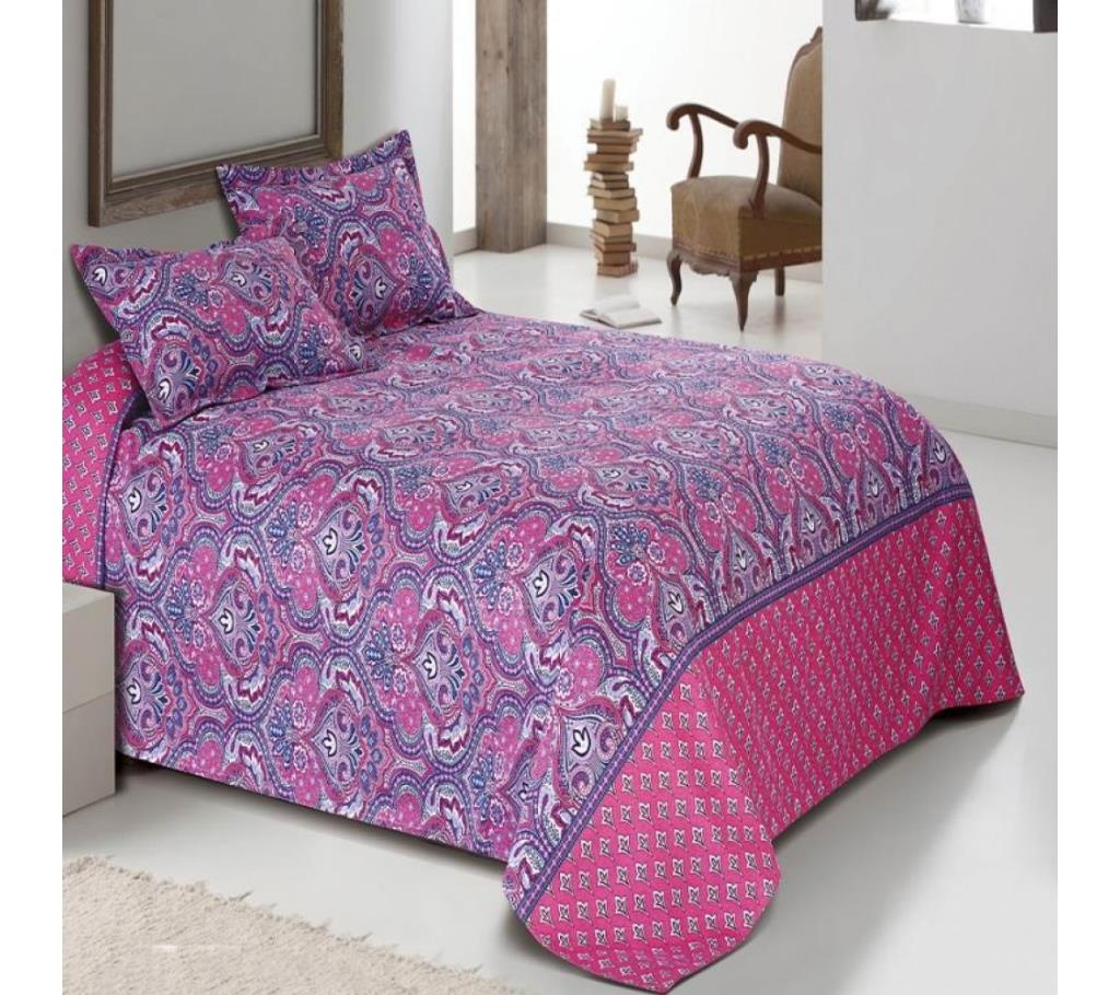 Jacquard Woven Double Size Bedcover - Pink by Ivoryniche বাংলাদেশ - 742675