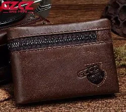 leather  wallet fro men -chocolate