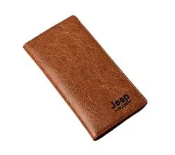 artificial leather wallet for men brown