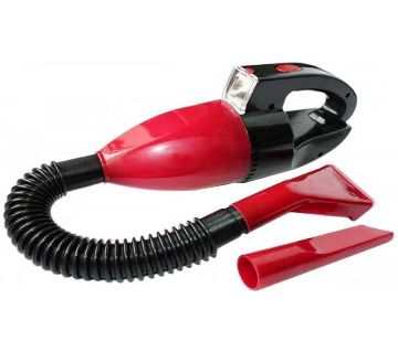   Handheld Car Vacuum Cleaner with LED Light - Red