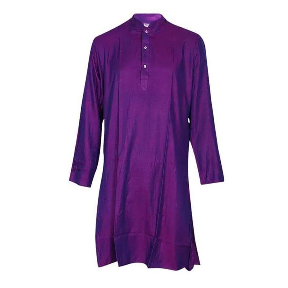 Semi Long Punjabi for Men-Purple
