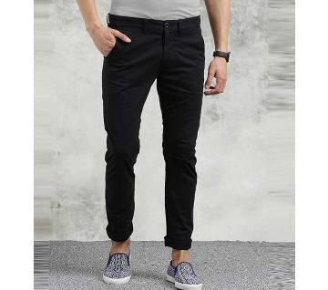 GENTS TWILL COTTON GABARDINE PANT-BLACK