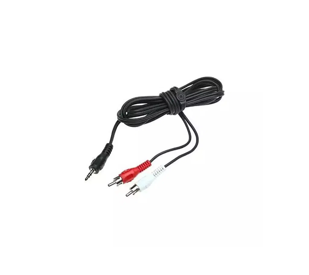 3.5mm Audio Video Extension RCA Cable - Black