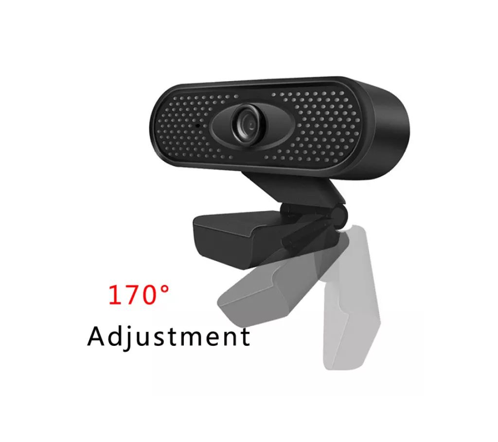 ওয়েবক্যাম Full HD 1080P Webcam For Online Teaching Video Calling Recording Web Cam Computer PC Laptop Camera Black বাংলাদেশ - 1164034