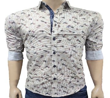 full sleeve casual shirt for men-ghee color 