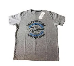 Half Sleeve T-Shirt GREY (Tom Tailor & Denim Brand) Original