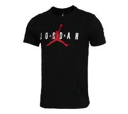 Cotton Short Sleeve Original Nike Air Jordan T-Shirt for Men BLACK Original