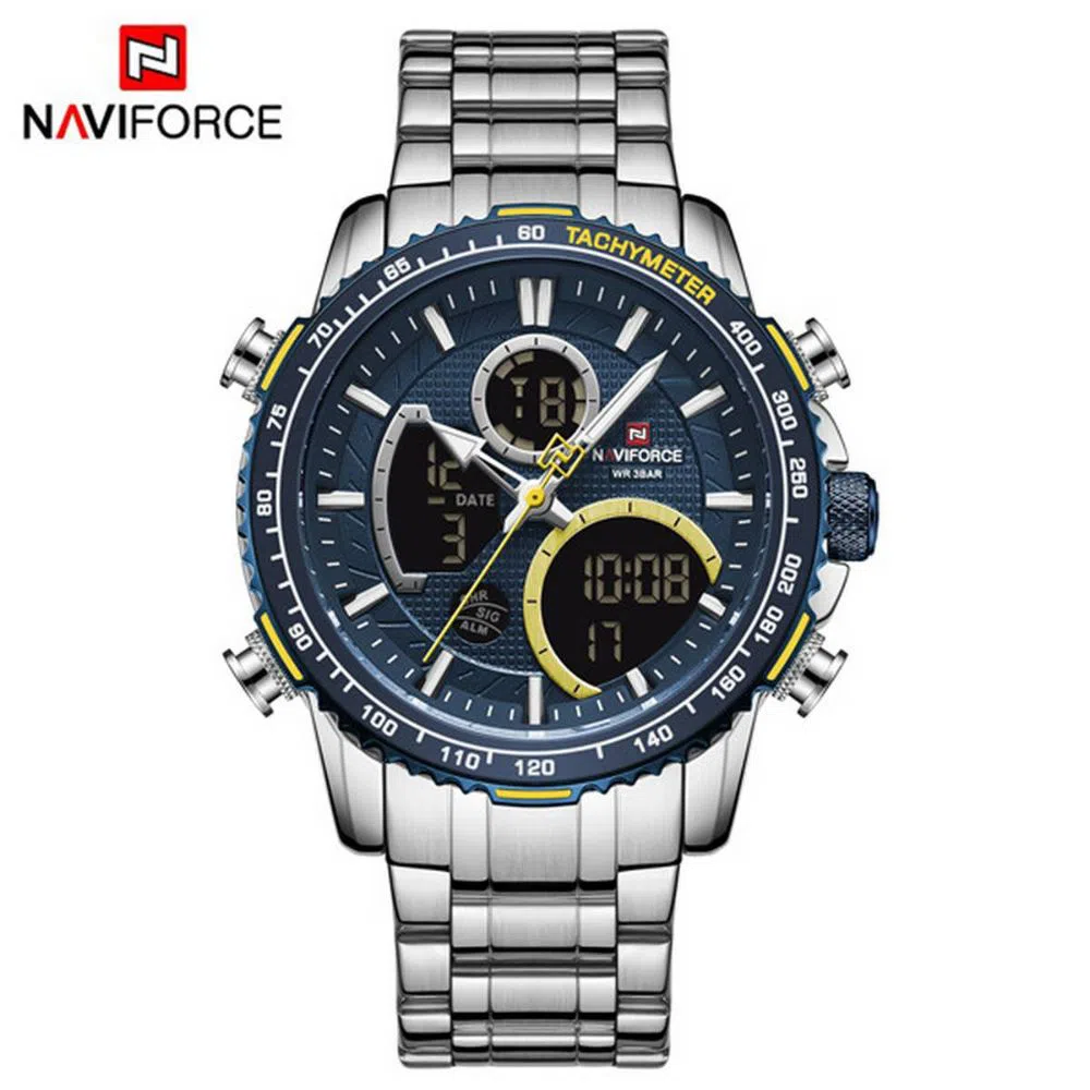 NAVIFORCE NF9182 Stainless Steel Sport Watch For Men