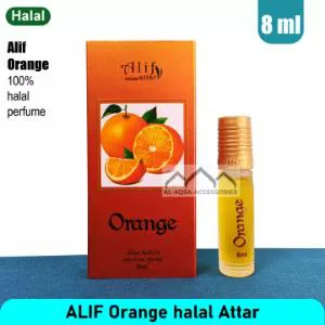 Alif Orange Attar Long Lasting Roll On (halal) Attor - 8ml BD 