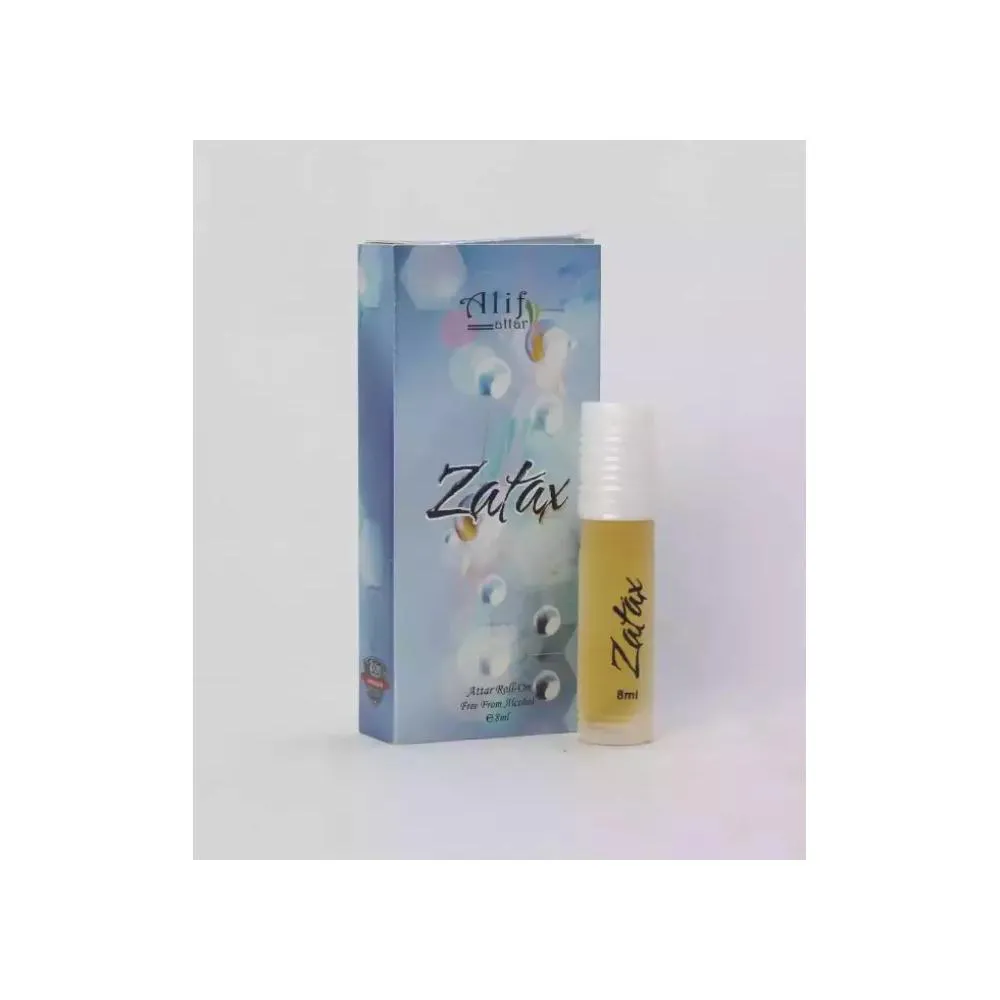 Zatex Attar by Alif long lasting  fragrance for men attractive Smell 8ml BD 
