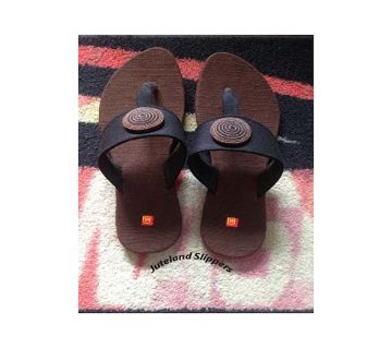 Juteland Slippers  for Women Shoes in House Slippers -coffee 