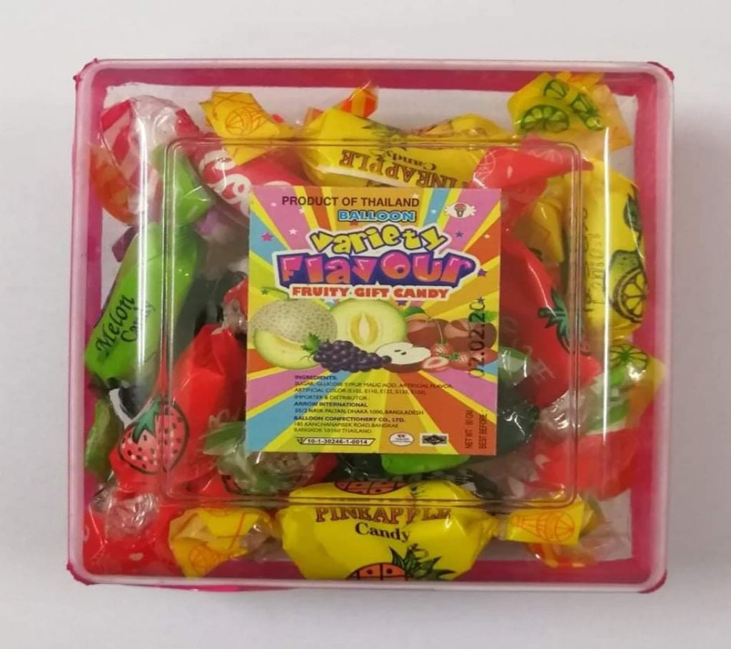 Balloon Squear Gift Box-হেভি টেস্টি চকলেট-Thailand 90gm/per box বাংলাদেশ - 1156577