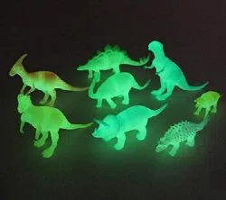 Radium Glow Dinosaur Dino World Action Figure Toy 8 Pcs