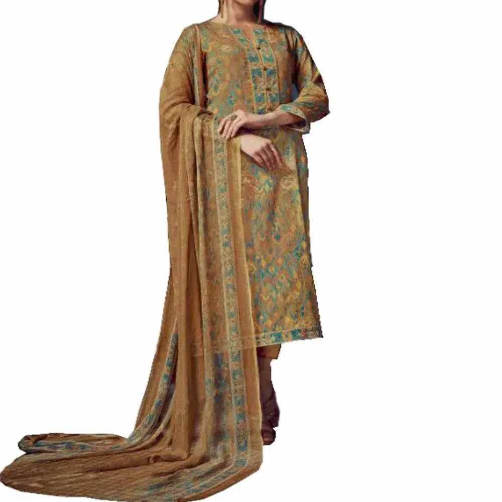 Unstitched Party Dress Sudriti Ikaria Indian Salwar Kameez, Code 07