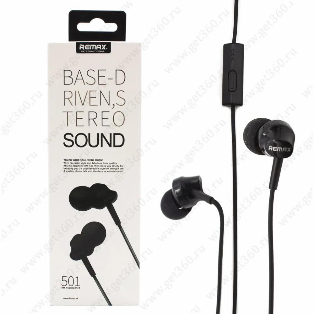 REMAX RM-501 In-ear Stereo Earphone With Mic (original)