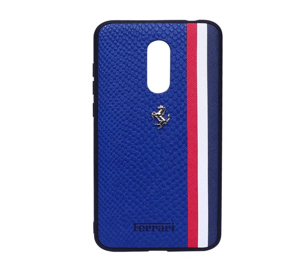 Leather Back Case for Redmi 5 Plus