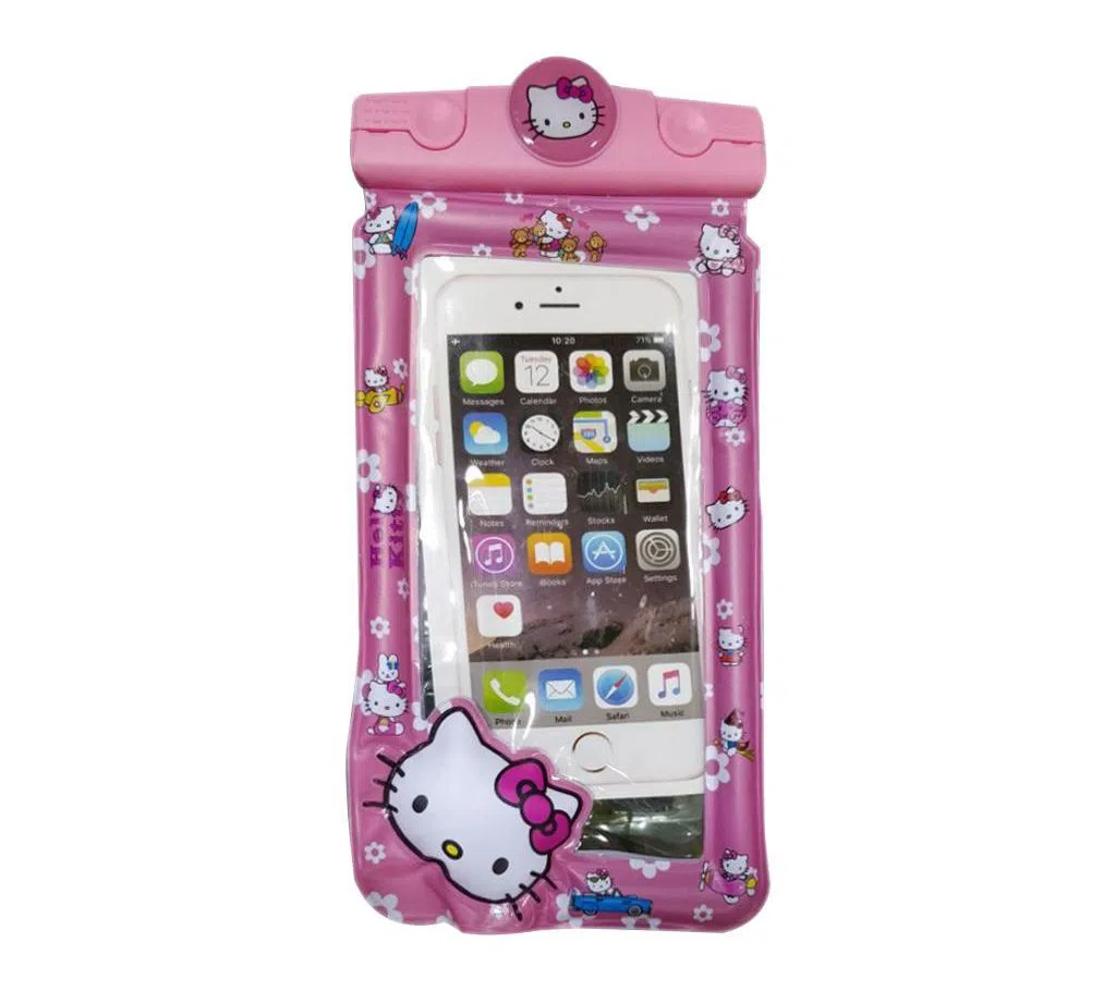 Mobile Waterproof Bag-Hello Kitty