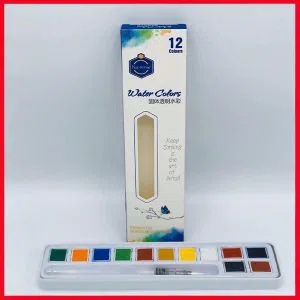 Keep Smiling Watercolor Set in Tin Box 12 colors
