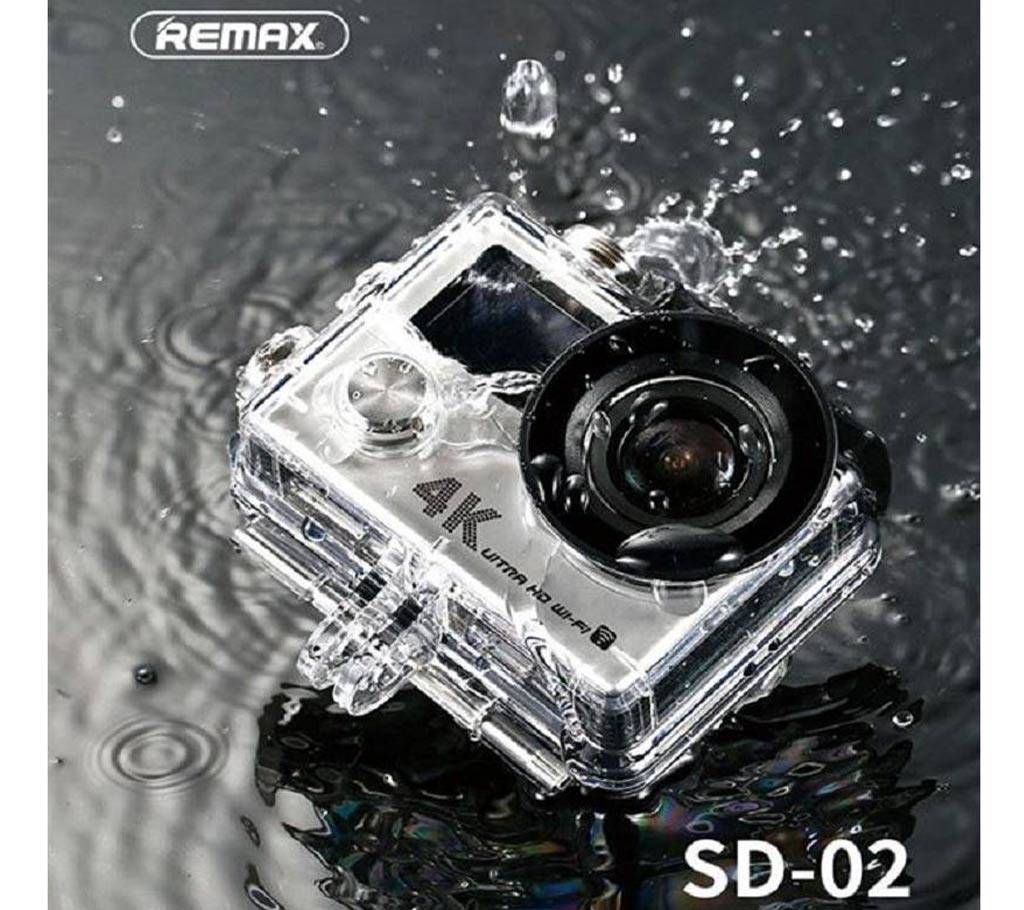 REMAX DV 4K ACTION ক্যামেরা - SILVER 4K Camera বাংলাদেশ - 1159832